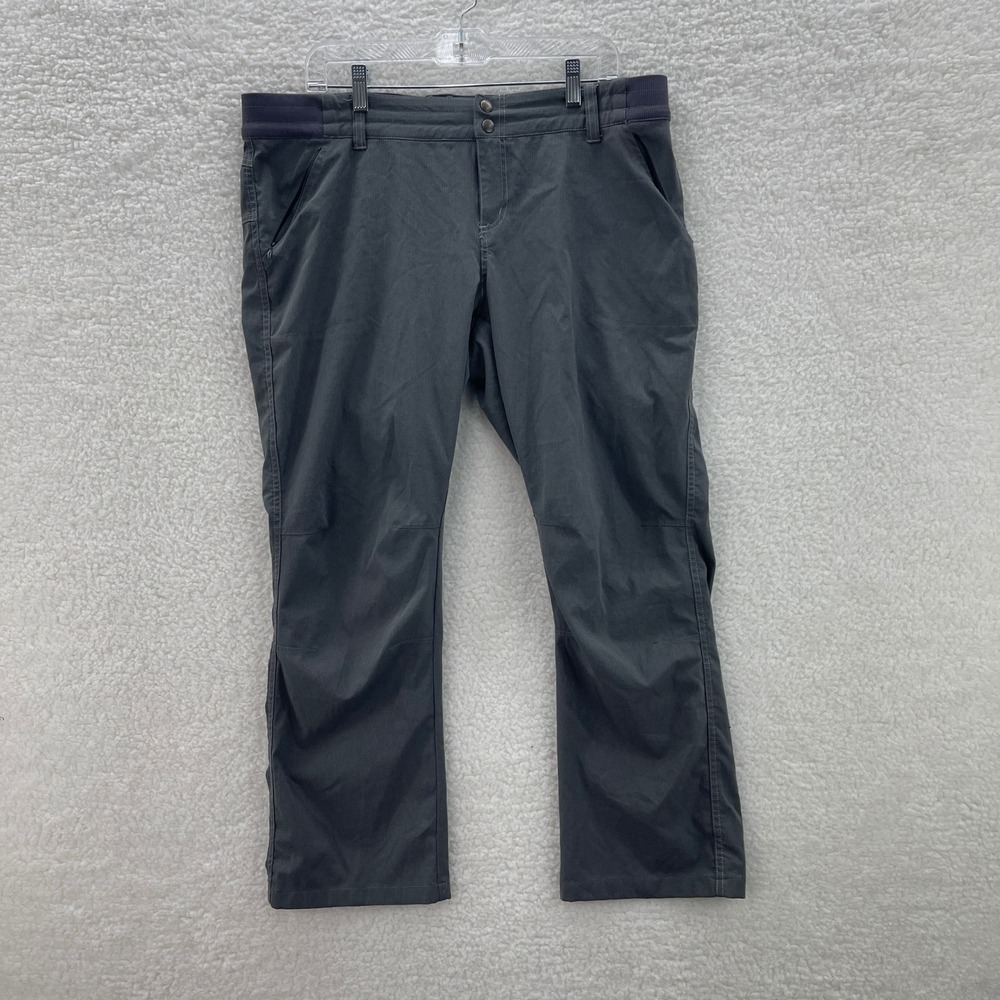 Kuhl Hiking Pants Womens 16 Reg Gray Strattus Ripstop Gorpcore Outdoor Stretch